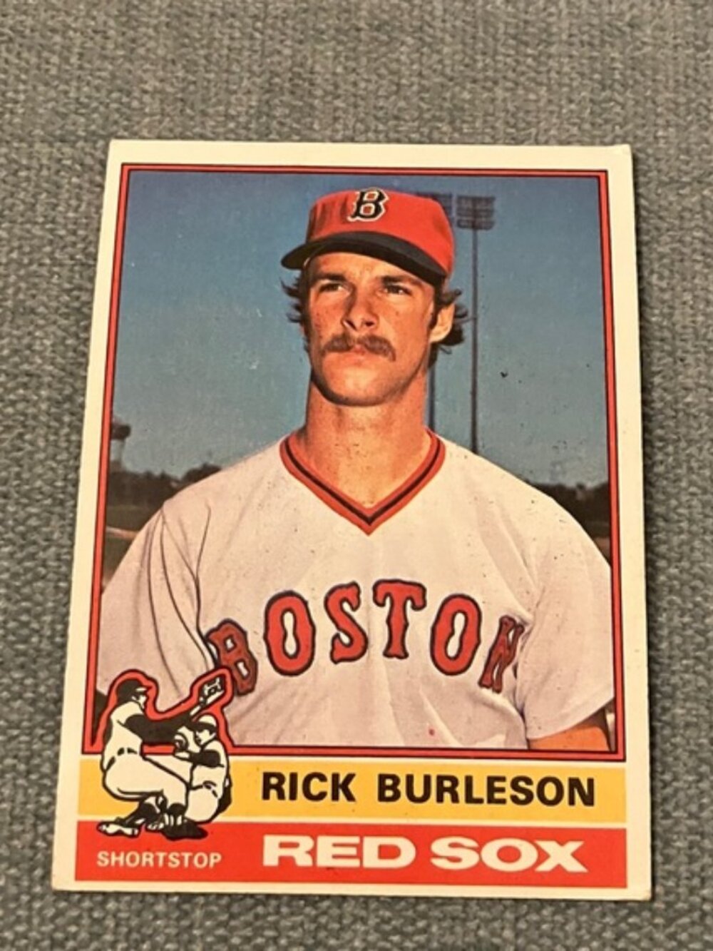 1976 Topps Boston Red Sox Baseball Card Trading Card